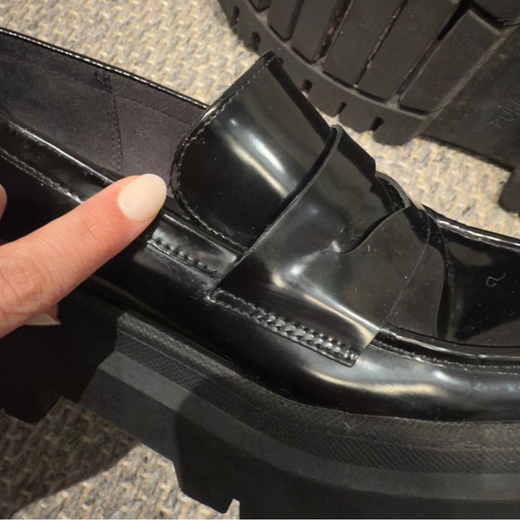 Pull&Bear Glossy Black Loafers - Picture 9 of 9